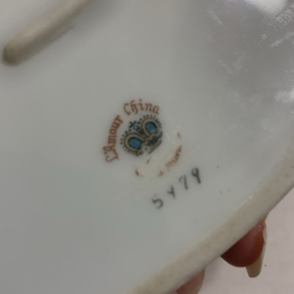 Vintage Violet Chintz Cigarette Box by Lefton - Picture 6 of 7